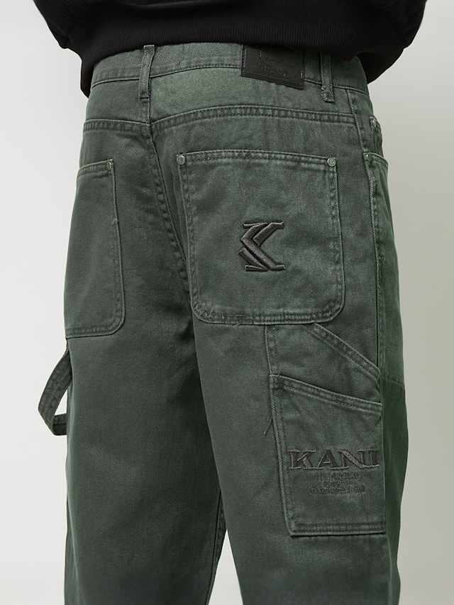 Karl Kani, Og Washed Carpenter Pants, green, Image 4 of 5
