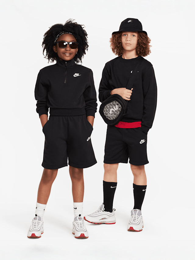 Nike, Sportswear Club Fleece French-Terry-Shorts, zwart, Afbeelding 7 van 7