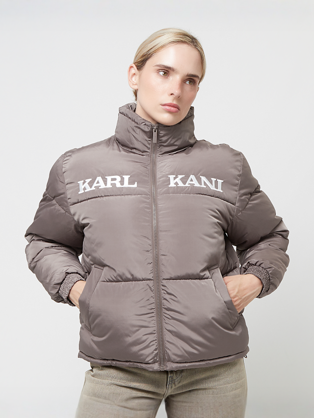 Karl Kani, Retro Essential Puffer Jacket, brown, Image 1 of 5
