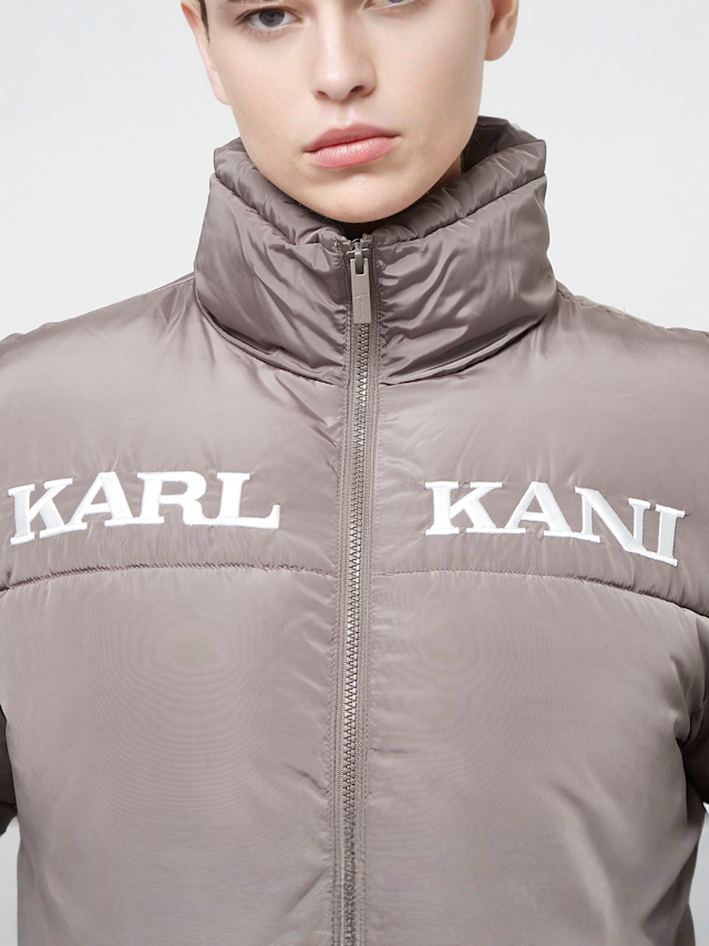 Karl Kani, Retro Essential Puffer Jacket, brown, Image 3 of 5