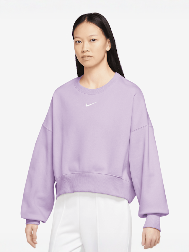 Nike, Sportswear Phoenix Fleece Oversize Sweatshirt, purple, Image 1 of 3