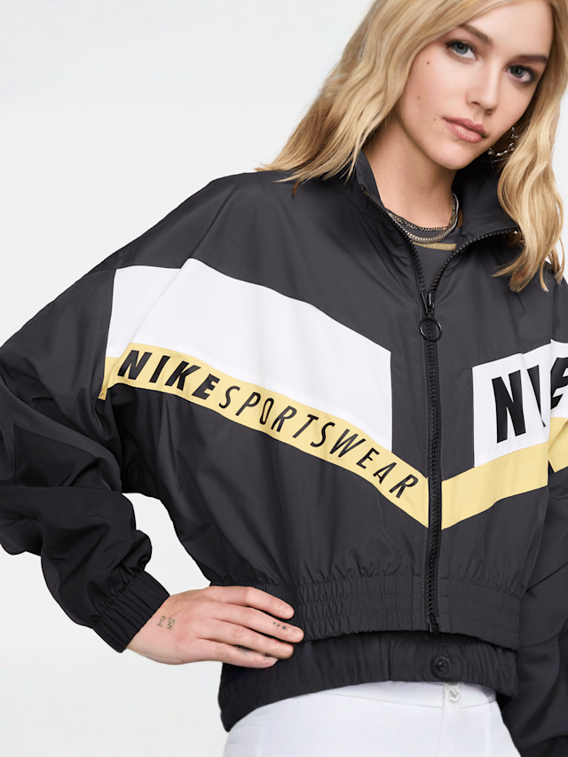 Nike, Sportswear Woven Jacket, zwart, Afbeelding 4 van 7