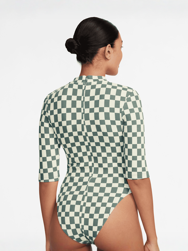 Nike  , Sportswear Collection Jacquard-Bodysuit, green, Image 2 of 3