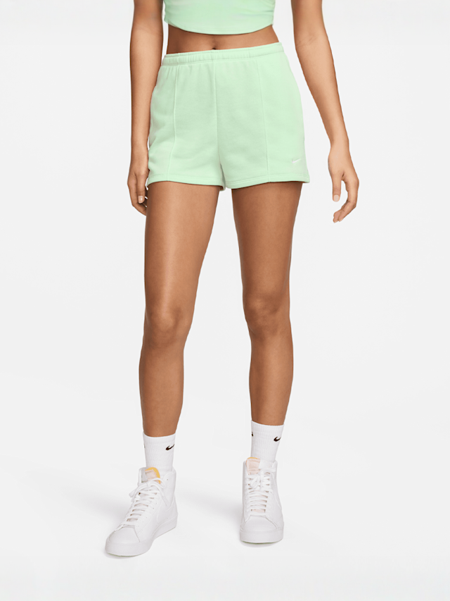 Nike, Sportswear Chill French-Terry Shorts, groen, Afbeelding 1 van 6