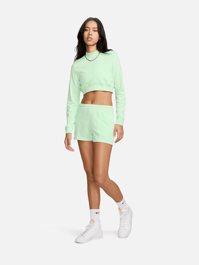 Nike, Sportswear Chill French-Terry Shorts, groen, Afbeelding 6 van 6
