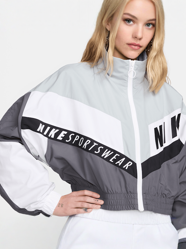 Nike, Sportswear Woven Jacket, grijs, Afbeelding 4 van 7