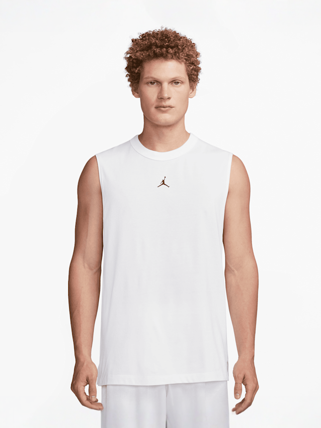Jordan, Dri-Fit Sport Sleeveless Top, biały, Obraz 1 z 3