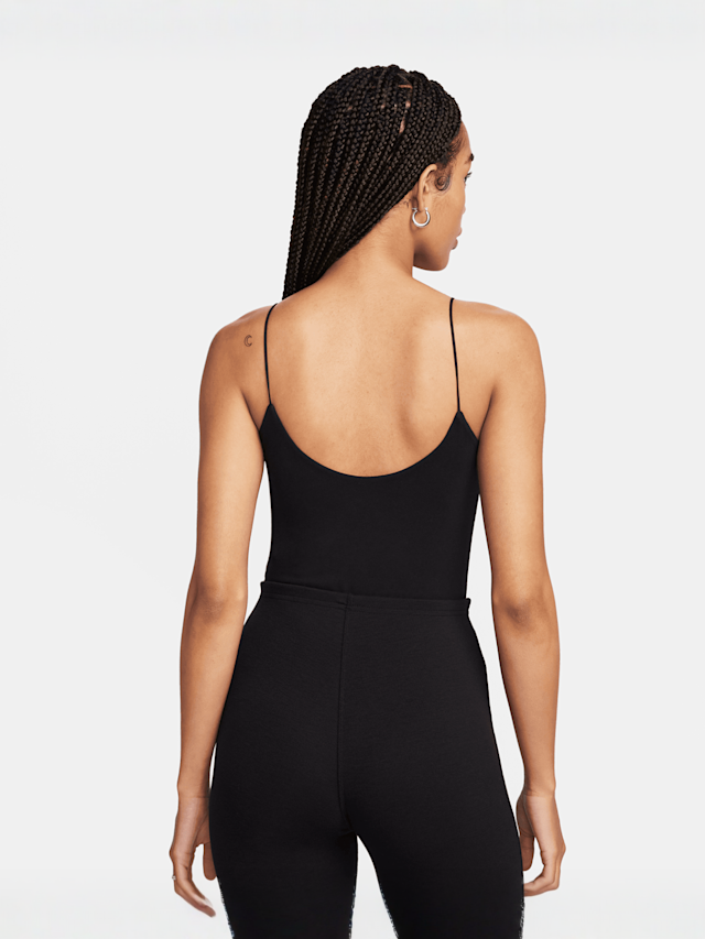 Nike, Sportswear Chill Knit Cami-Bodysuit, zwart, Afbeelding 2 van 5