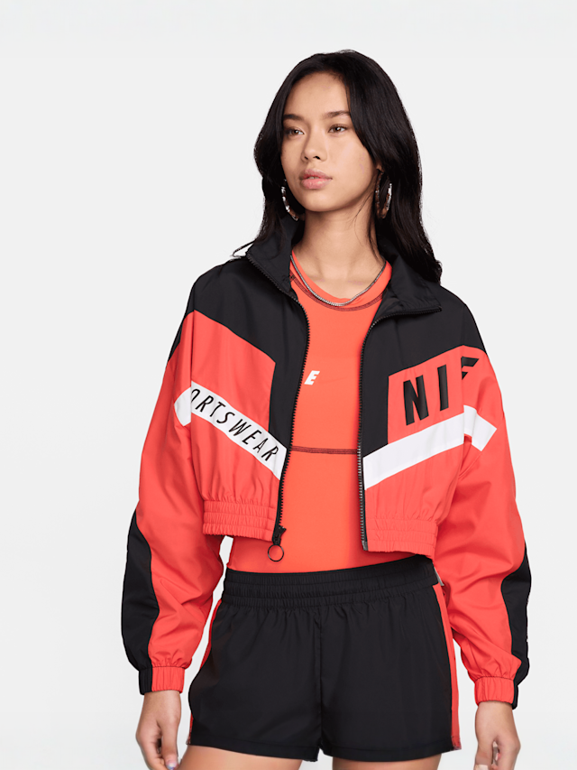 Nike, Sportswear Woven Jacket, red, Image 1 of 7