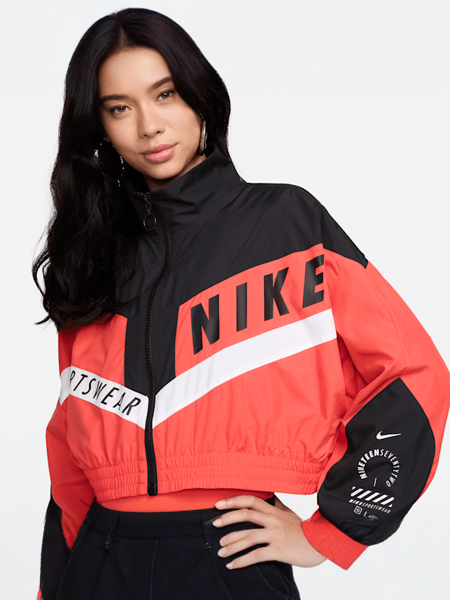 Nike, Sportswear Woven Jacket, red, Image 5 of 7