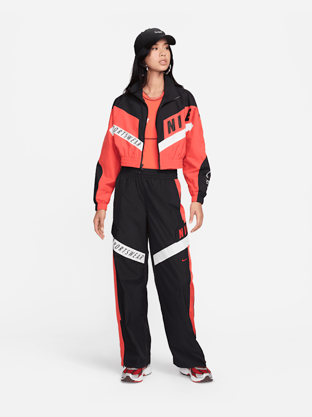 Nike, Sportswear Woven Jacket, red, Image 7 of 7