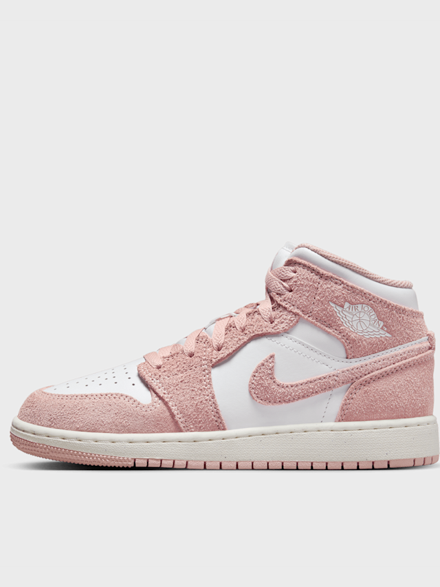 Jordan, Air Jordan 1 Mid SE (GS), light pink, Image 1 of 8