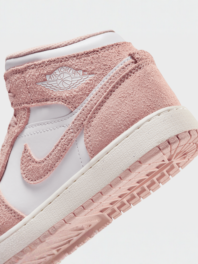 Jordan, Air Jordan 1 Mid SE (GS), light pink, Image 8 of 8