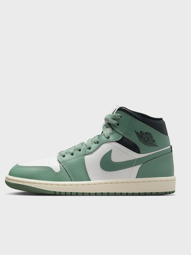Jordan, WMNS Air Jordan 1 Mid, green, Image 1 of 8