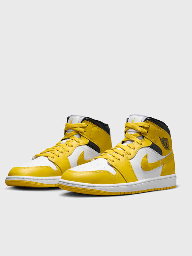 Jordan, Air Jordan 1 Mid blue void/purple platinum-summit white, yellow, Image 4 of 8