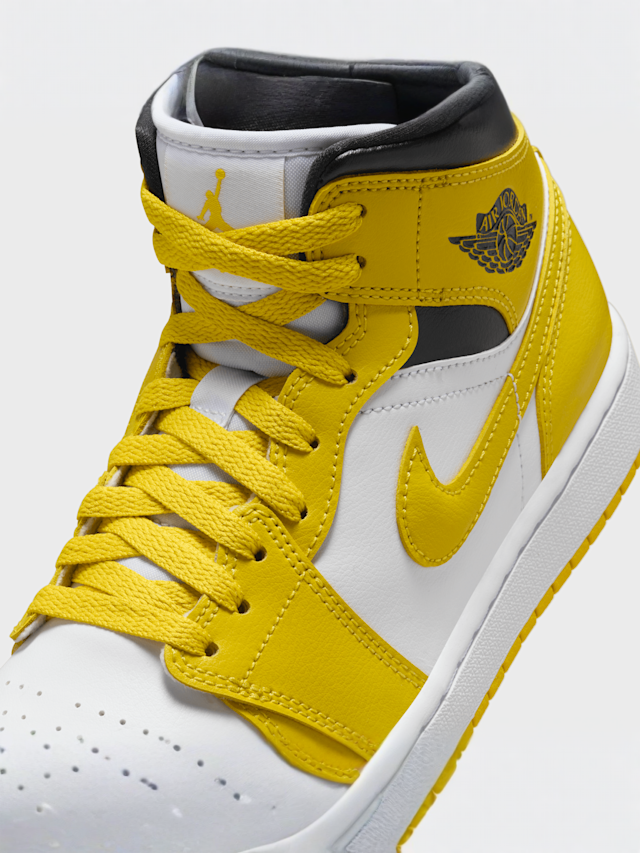 Jordan, Air Jordan 1 Mid blue void/purple platinum-summit white, yellow, Image 7 of 8