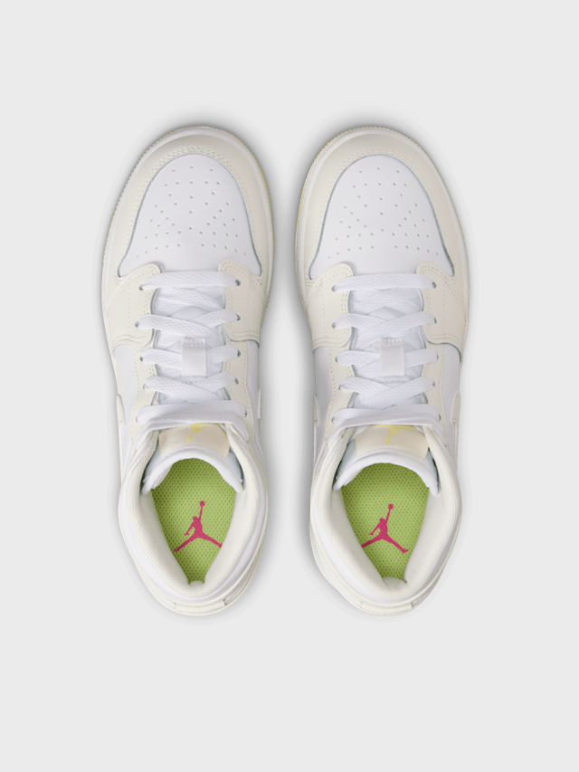 Jordan, Jordan 1 Mid (GS), white, Image 6 of 8