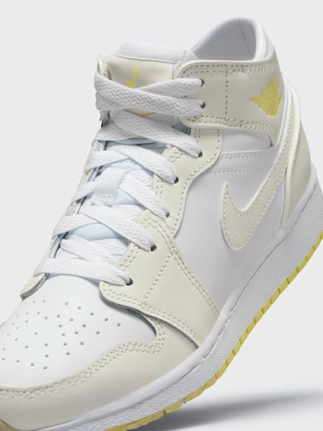 Jordan, Jordan 1 Mid (GS), white, Image 7 of 8