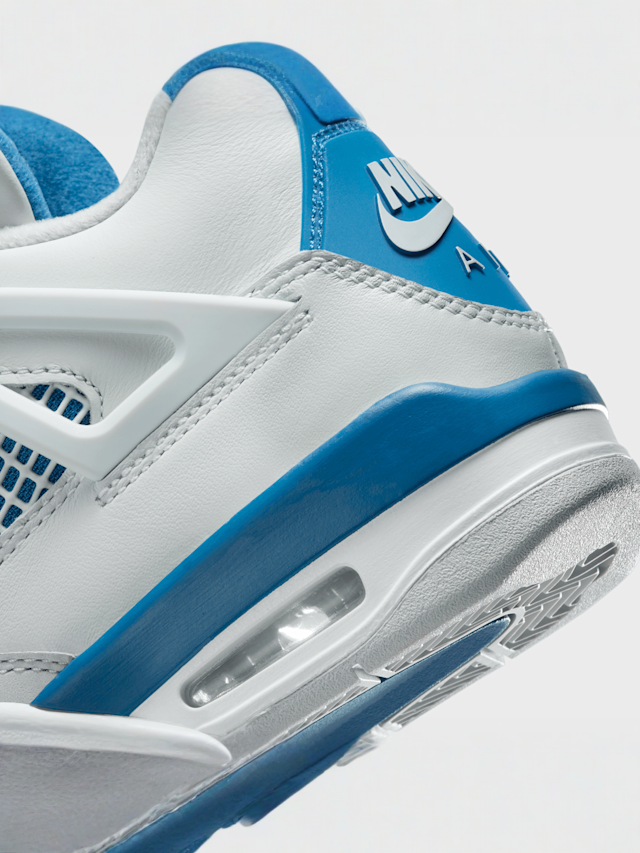 Jordan, Air Jordan 4 Retro (GS) black/fire red/deep royal blue, black, Image 8 of 8