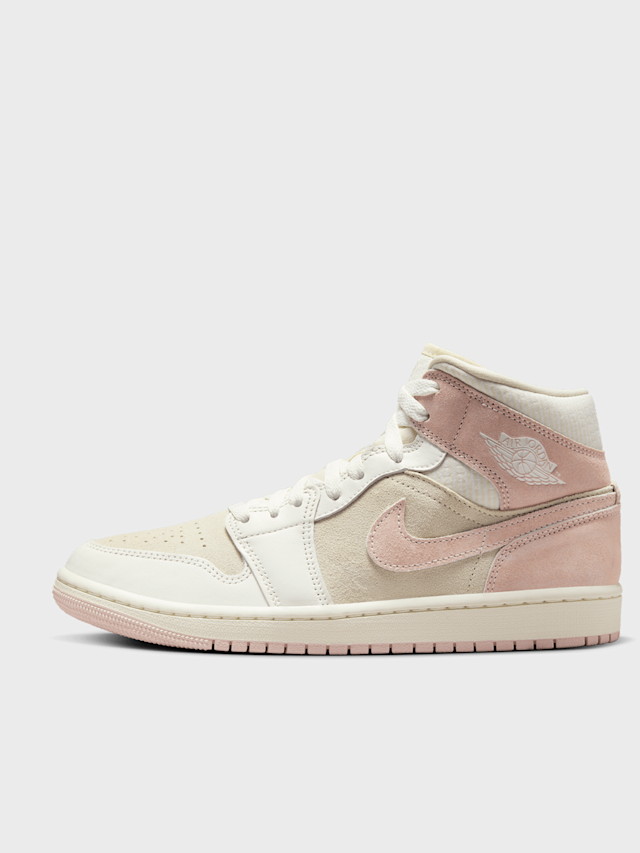 Jordan, Air Jordan 1 Mid SE summit white/blue chill-black, white, Image 1 of 8