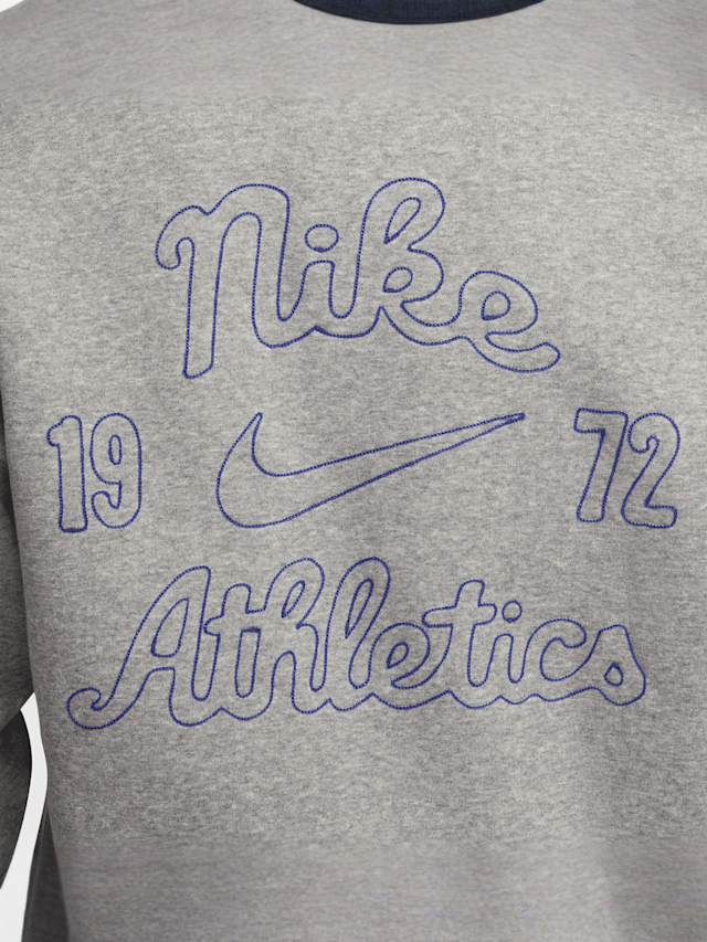 Nike, Club Basketball Fullzip Pullover Hoodie Varsity, szary, Obraz 4 z 5