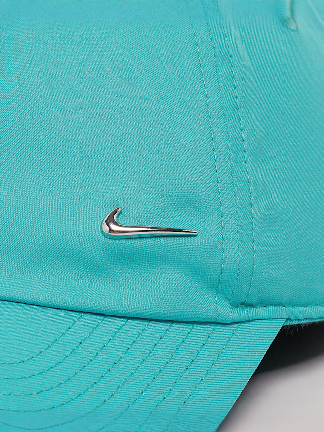 Nike, Dri-Fit Club Cap Metal Swoosh, turquoise, Image 4 of 4