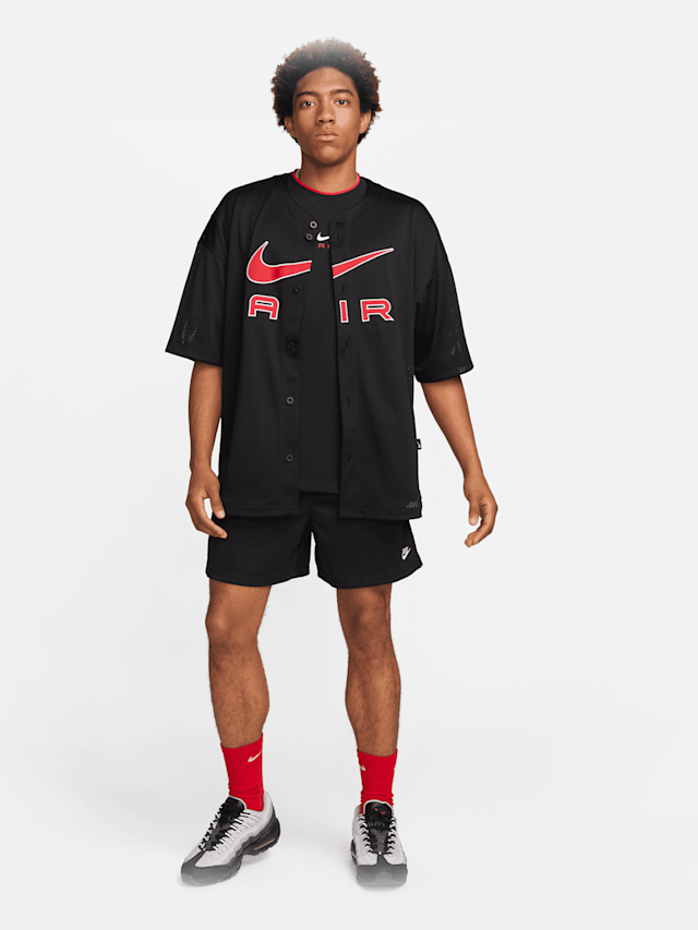 Nike, Club Mesh-Flow-Shorts, black, Image 5 of 5