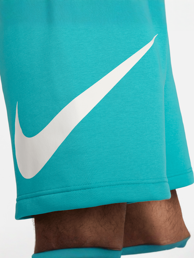 Nike, Sportswear Club Graphic Shorts, turquoise, Image 6 of 7