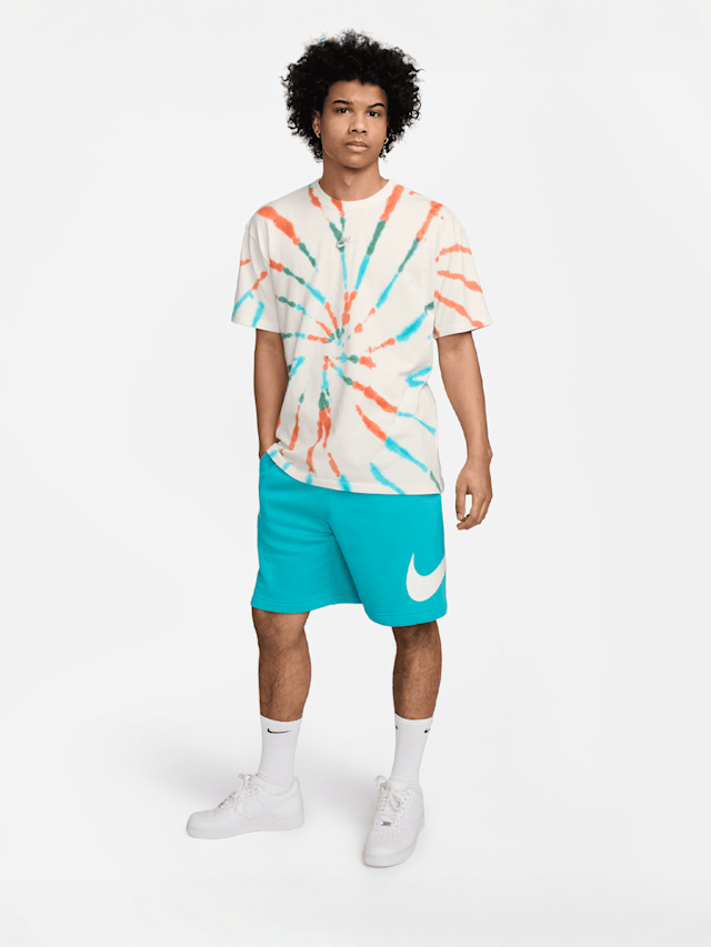 Nike, Sportswear Club Graphic Shorts, turquoise, Image 7 of 7