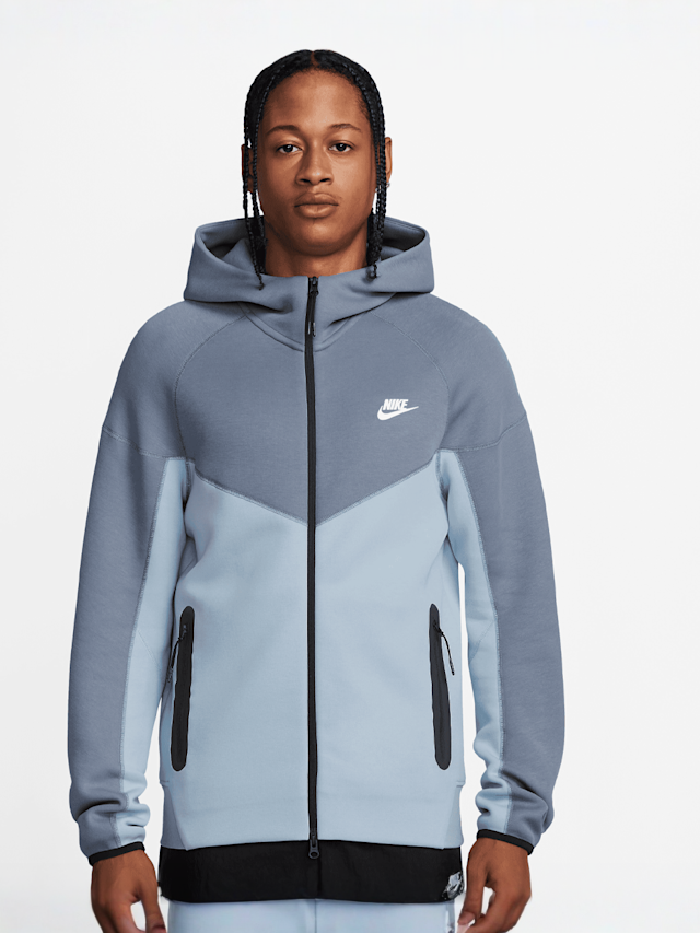 Nike, Tech Fleece Windrunner Hoodie, blauw, Afbeelding 1 van 3