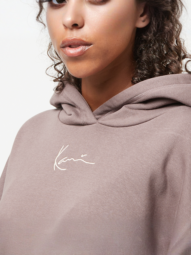 Karl Kani, Small Signature Washed Oversized Hoodie, brown, Image 3 of 5