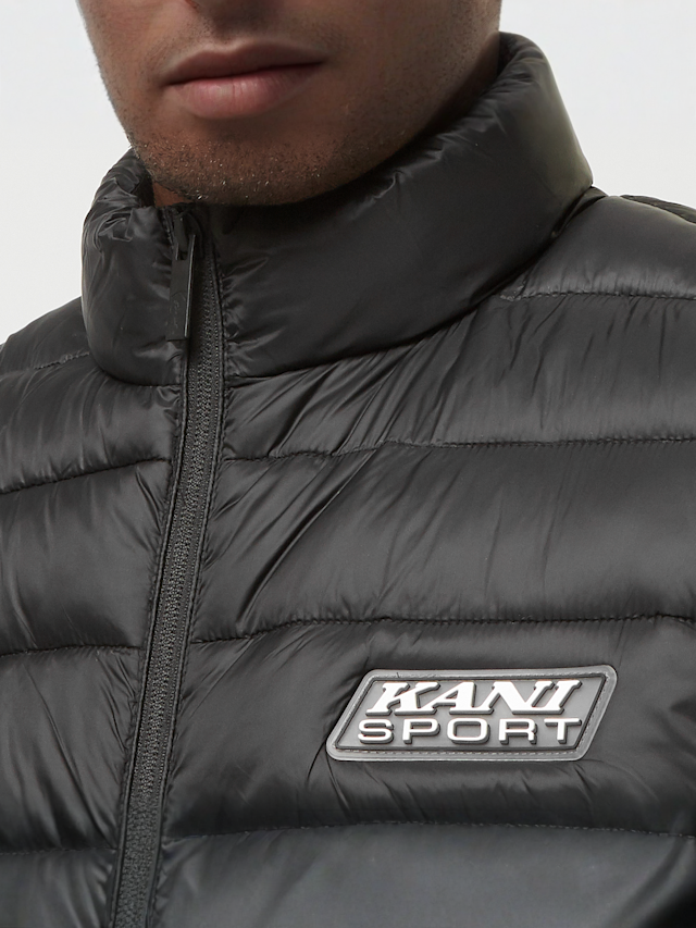 Karl Kani, Sport Patch Light Puffer Vest, black, Image 3 of 4