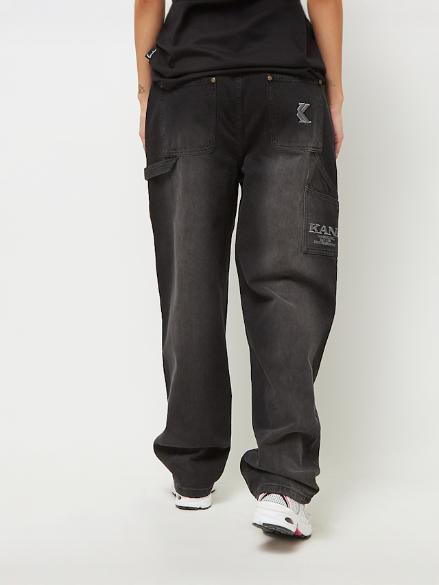 Karl Kani, OG Baggy Workwear Denim vintage, black, Image 2 of 5