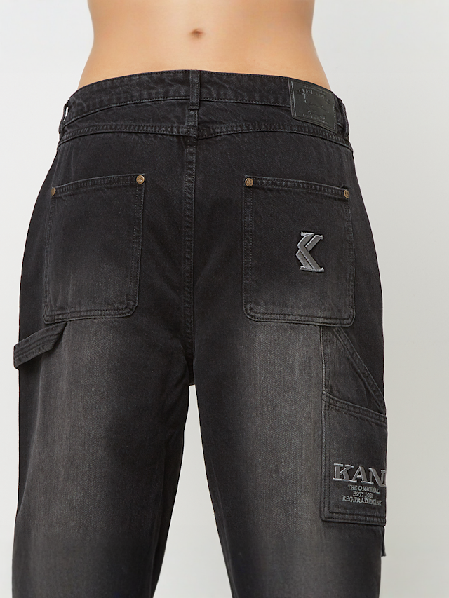 Karl Kani, OG Baggy Workwear Denim vintage, black, Image 4 of 5