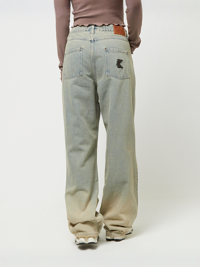 Karl Kani, OG Five Pocket Straight Leg Gradient Denim, blue, Image 2 of 5