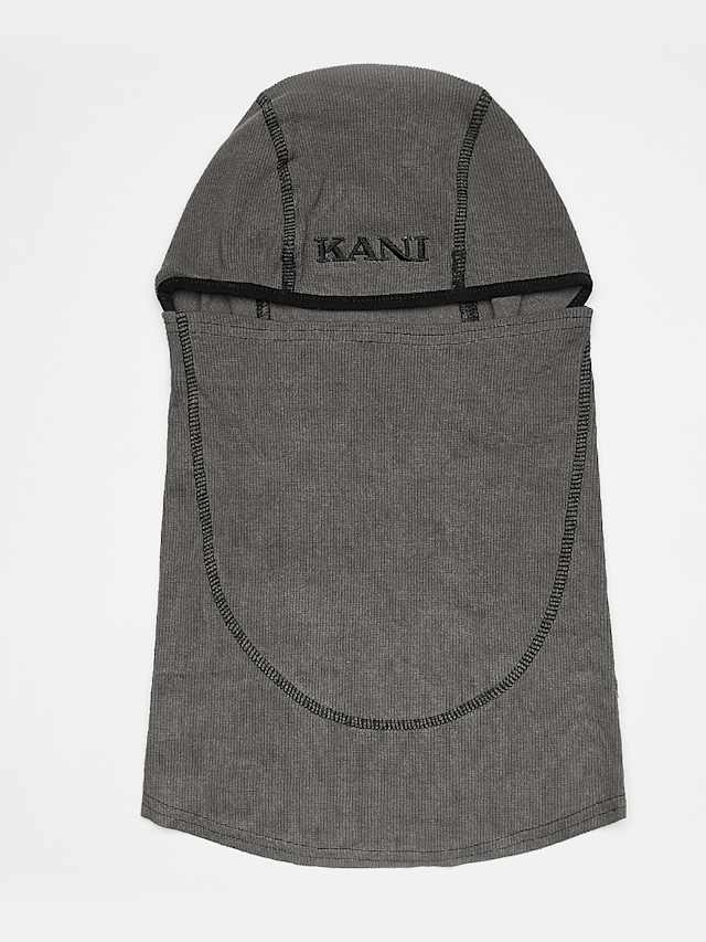 Karl Kani, Retro Rib Balaclava, grijs, Afbeelding 1 van 4