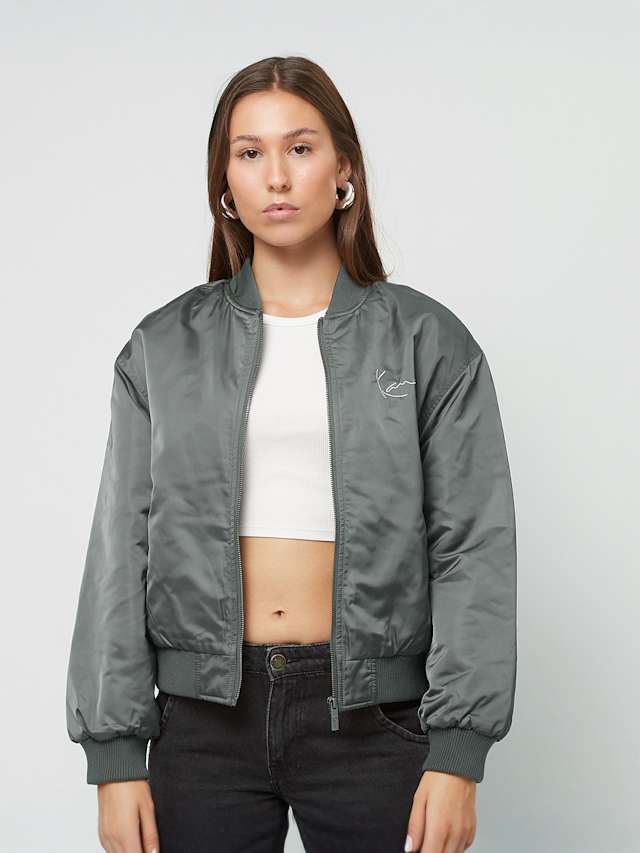 Karl Kani, Chest Signature Bomberjacke, grey, Image 2 of 5