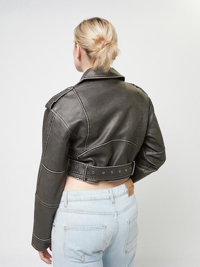 Karl Kani, OG Short Biker Jacket, grey, Image 2 of 4