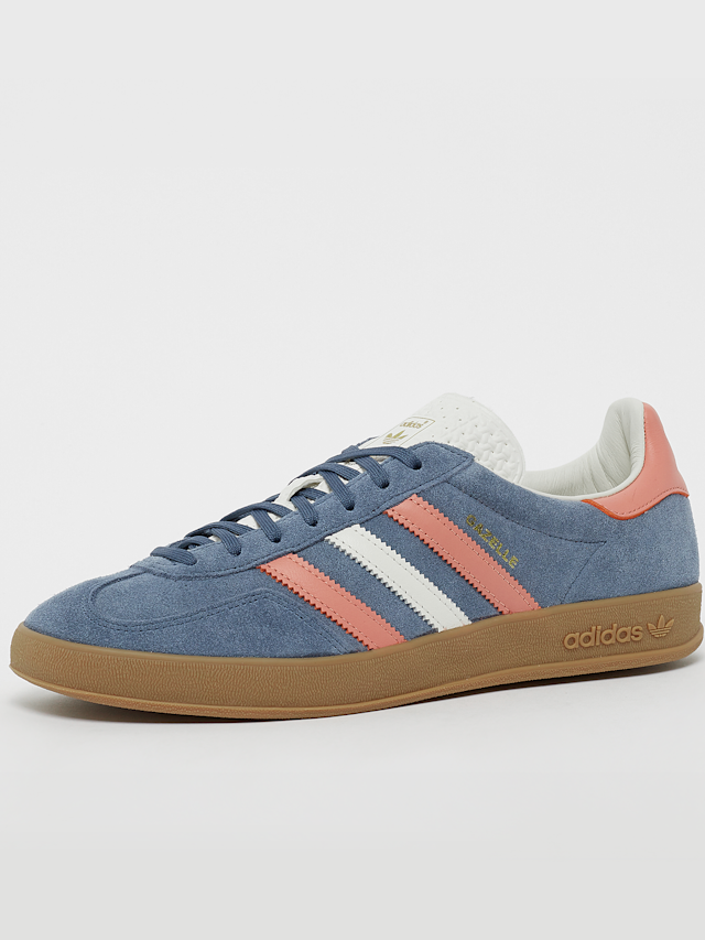 adidas Originals, Gazelle Indoor Sneaker, blue, Image 2 of 5