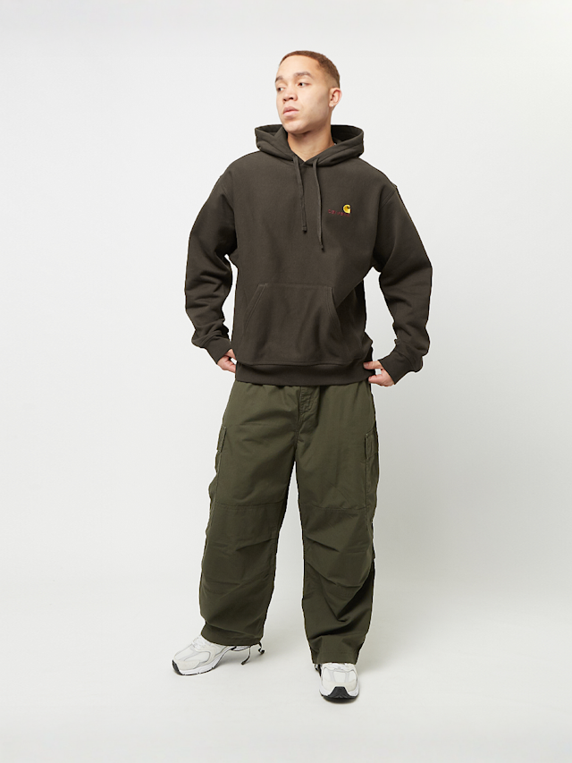 Carhartt WIP, Hooded American Script Sweatshirt, brown, Image 4 of 4