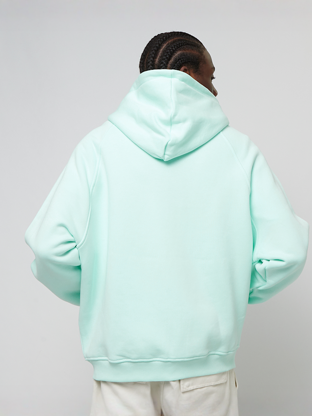 PEQUS, Chest Logo Zip-Hoodie, turquoise, Image 2 of 5
