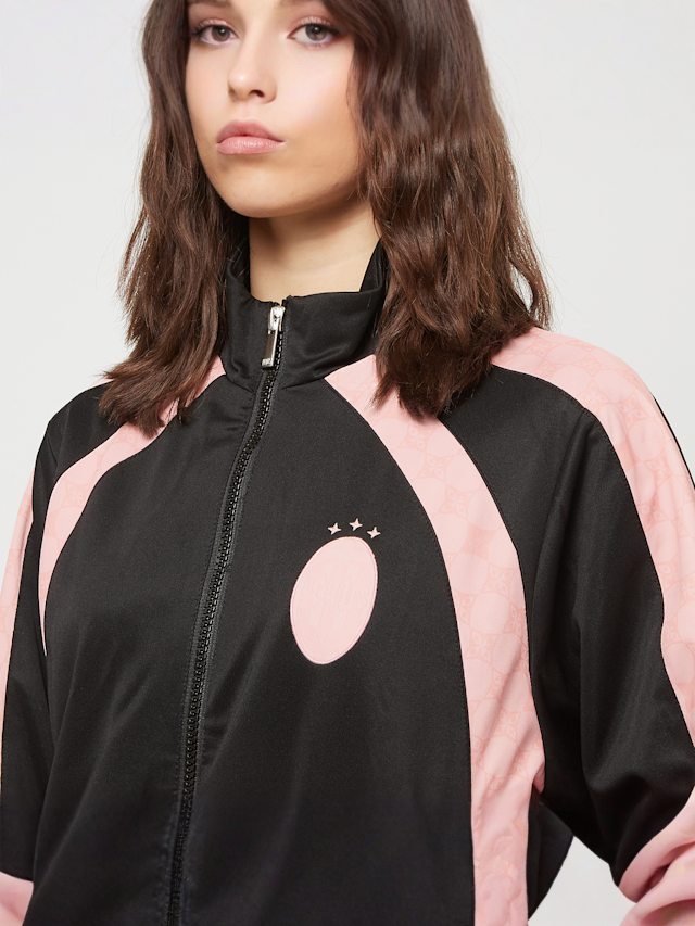 PEQUS, Football Logo Track Jacket, czarny, Obraz 3 z 4