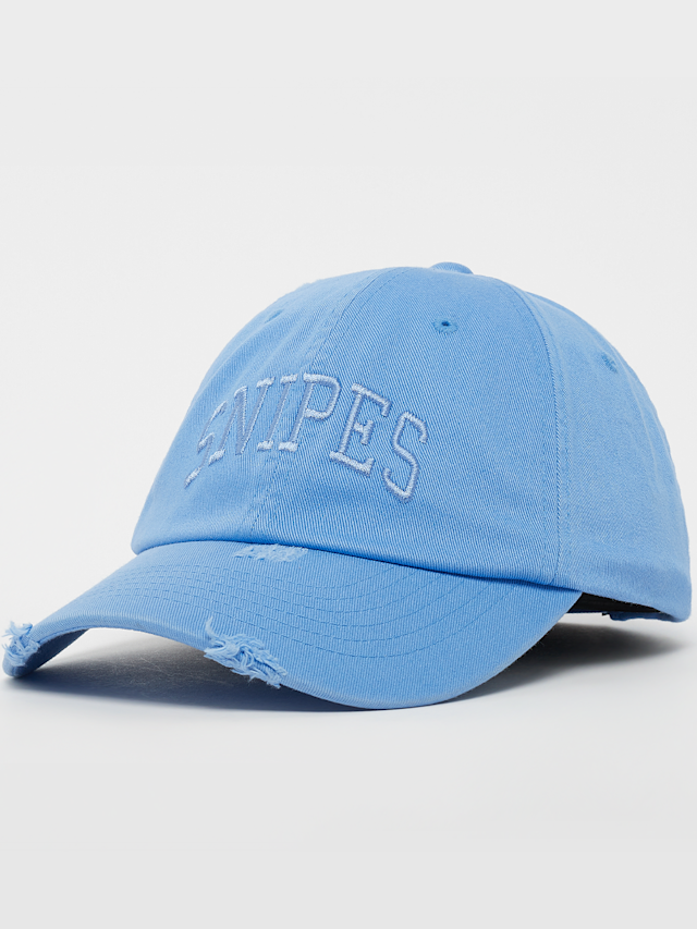 SNIPES, College Logo Washed Baseball Cap, niebieski, Obraz 1 z 4