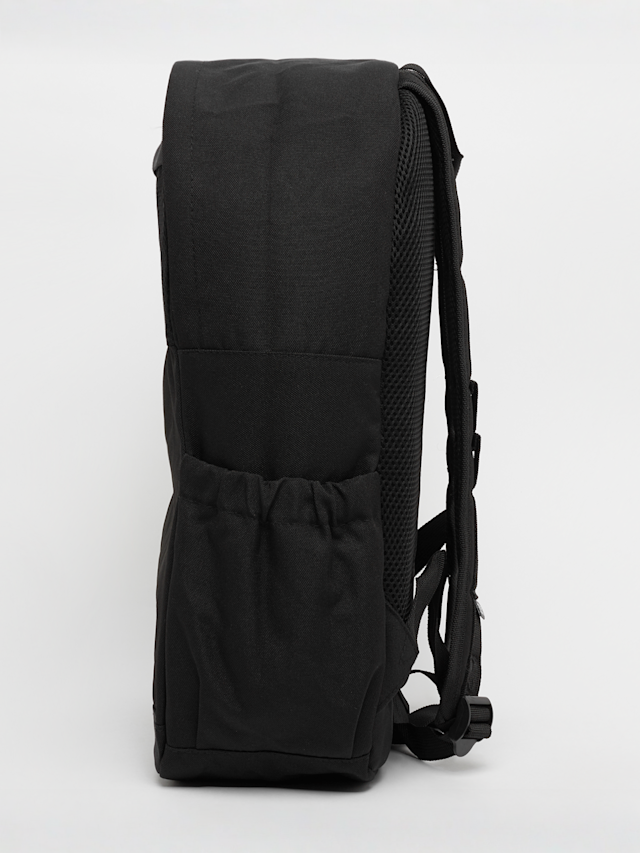 SNIPES, Medium Basic Logo Mesh Multi Pocket Backpack, black, Image 2 of 6