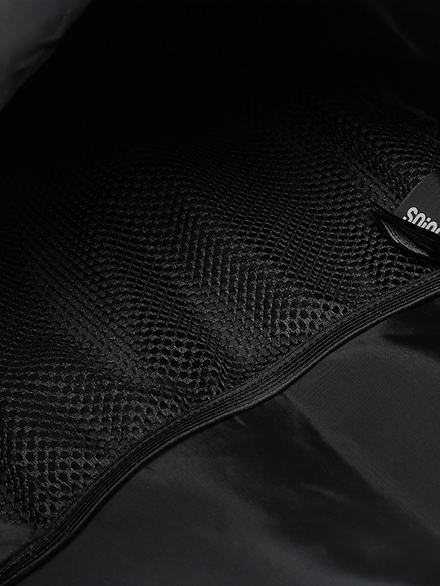 SNIPES, Medium Basic Logo Mesh Multi Pocket Backpack, black, Image 4 of 6