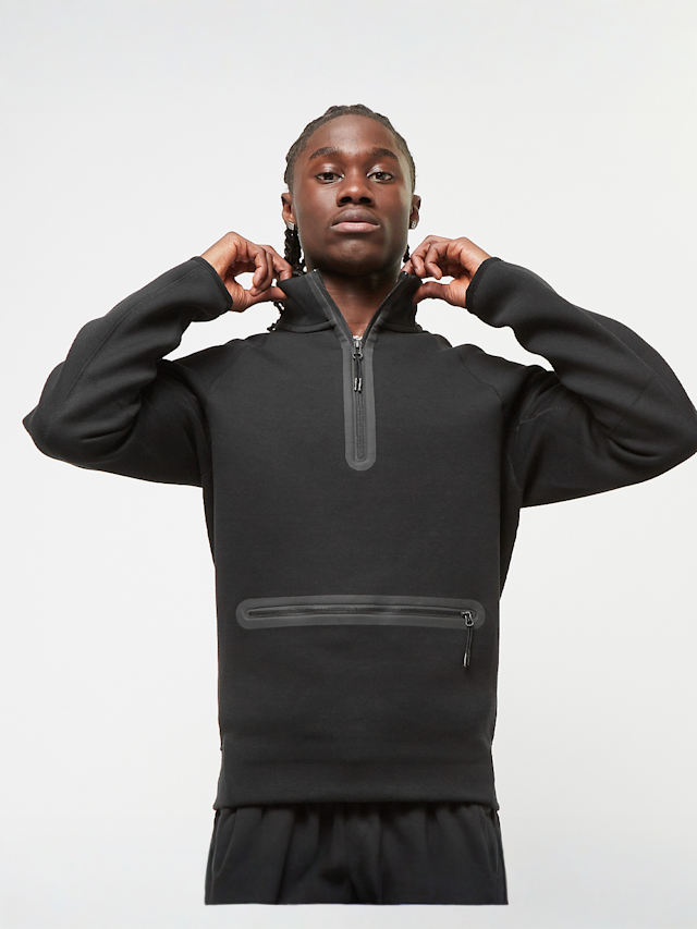 Nike, Tech Fleece High Zip Top, grijs, Afbeelding 1 van 6