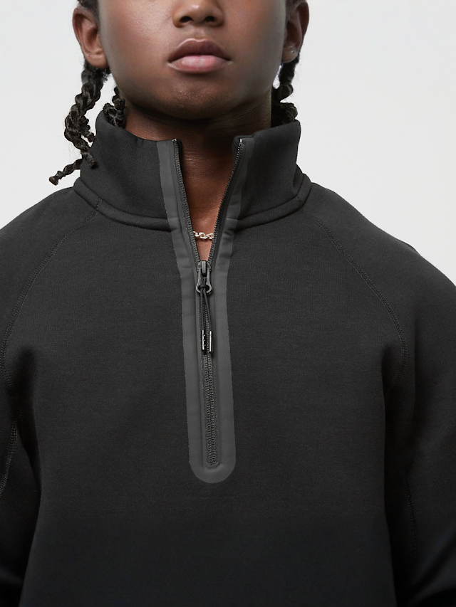 Nike, Tech Fleece High Zip Top, grijs, Afbeelding 3 van 6