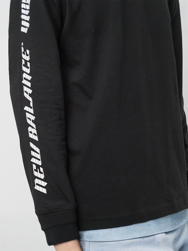 New Balance, 9060 Sole Print Long Sleeve T-Shirt, zwart, Afbeelding 4 van 6