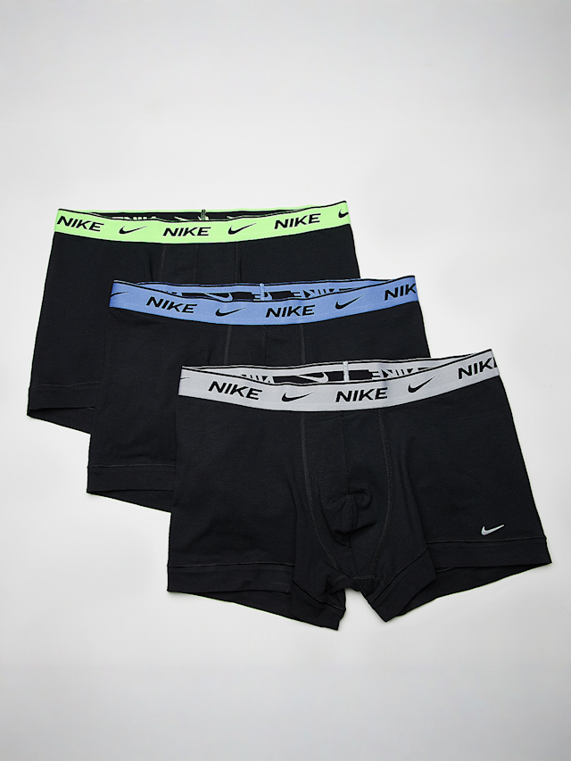 Nike, 3 PACK - Everyday Cotton Stretch Trunk, zwart, Afbeelding 1 van 2
