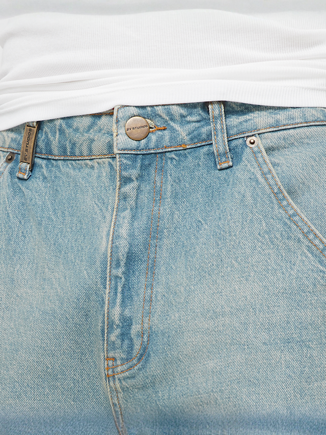 2Y STUDIOS, Hogan Worker Shorts, niebieski, Obraz 3 z 5